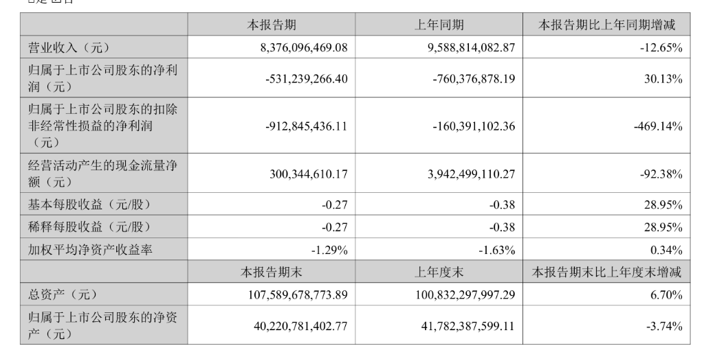 赣锋锂业上半年营收同比下降12.65%，净利润亏损收窄，锂电池营收增9.89% | 财报见闻